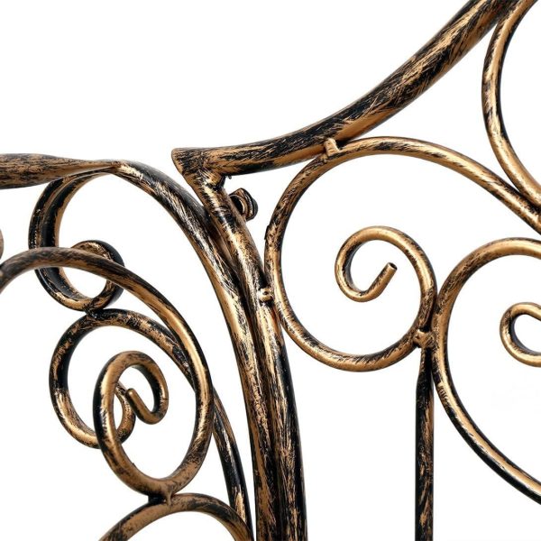 Antique Metal Garden Bench