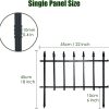 img-1dcafd5e54df74a3bf90 Metal Decorative Garden Fence 45cm x 2.8m