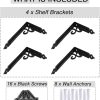 Decorative Shelf Brackets Pack of 4