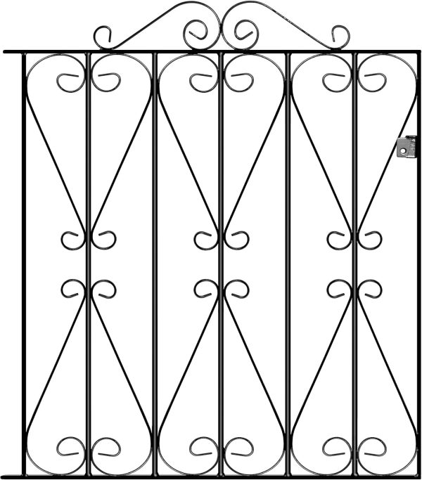 img-43b3089c0374ae096613 Galvanised Metal Garden Gate