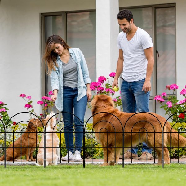 img-43f34815c25a34ee5028 Metal Garden Fence 60cm x 3.3m