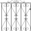 Galvanised Metal Garden Gate