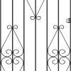 img-5662a97348e33240ffe2 Tall Metal Garden Gate