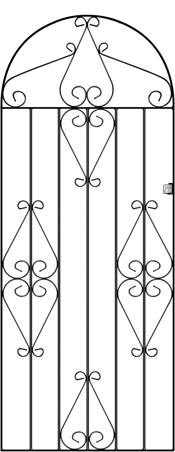 img-5662a97348e33240ffe2 Tall Metal Garden Gate