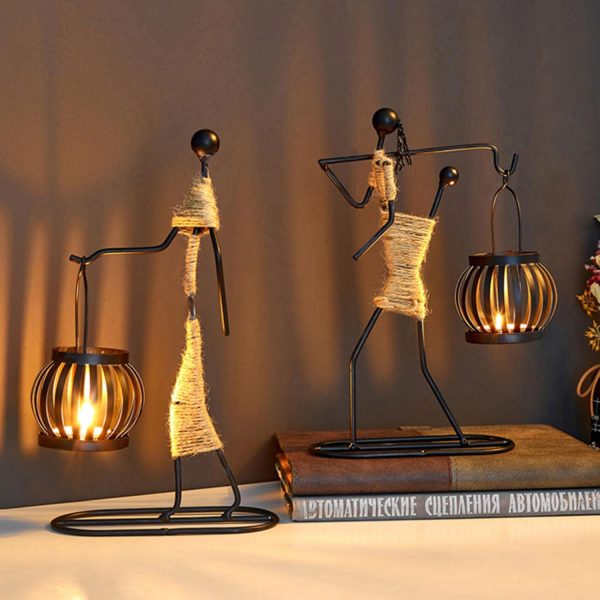 img-5e13c568d648d9f61d73 Wrought Iron Candle Holder