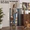 Extra Tall Pet Gate for Doors and Stairs