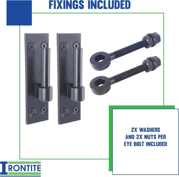 Heavy Duty Gate Hinges with 12mm Pin
