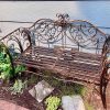 Antique Metal Garden Bench