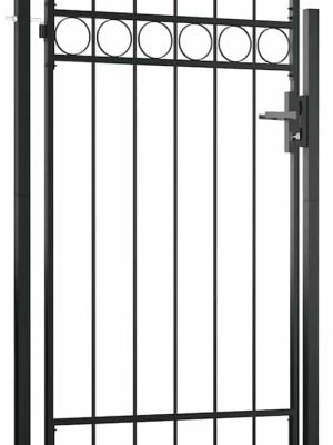 img-72df69a6eaec37b735de Arched Top Fence Gate with Posts