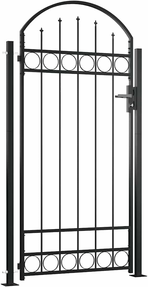 Arched Top Fence Gate with Posts