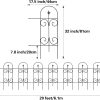 img-7c8fd59d6af3d530ef61 Decorative Metal Garden Fence, 14 Panels