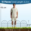 img-8019902c936350e08cc0 Metal Garden Fence 60cm x 3.3m
