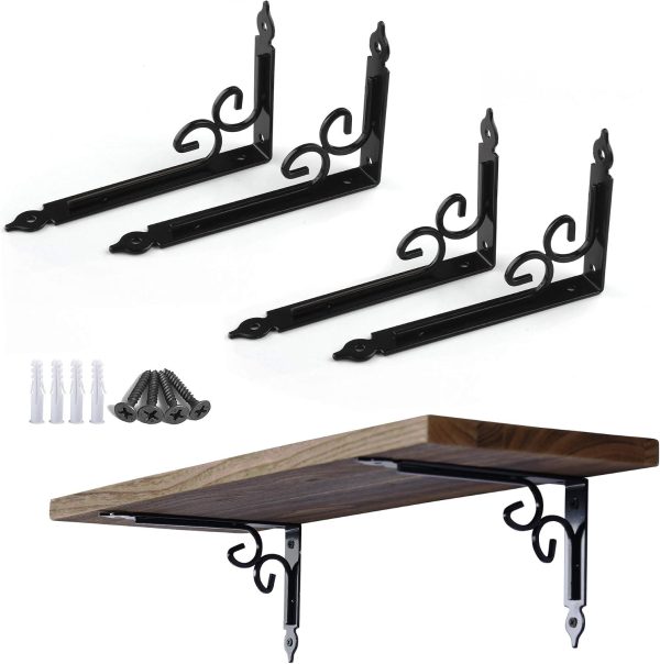 Decorative Shelf Brackets Pack of 4