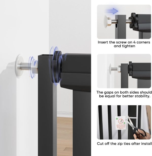Extra Tall Pet Gate for Doors and Stairs