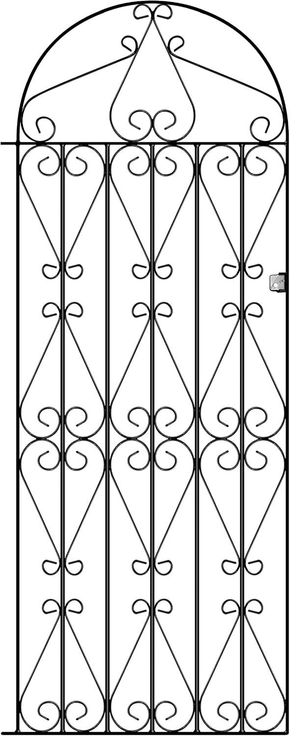 Tall Metal Garden Gate