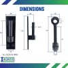Heavy Duty Gate Hinges with 12mm Pin
