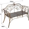 Antique Metal Garden Bench