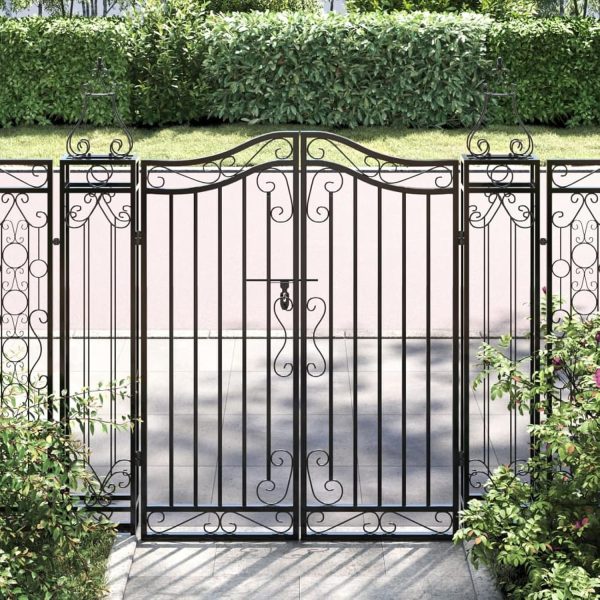img-976c477b2ab373c776c8 Wrought Iron Garden Gate with Lock