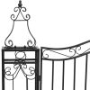 img-993ea57bc0096869da74 Wrought Iron Garden Gate with Lock
