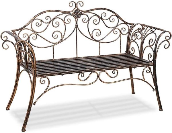 Antique Metal Garden Bench