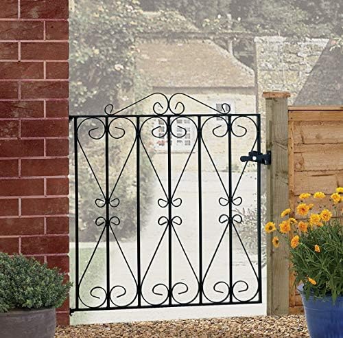 Galvanised Metal Garden Gate