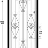 Tall Metal Garden Gate