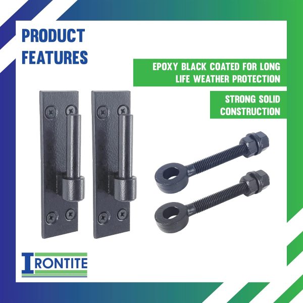 Heavy Duty Gate Hinges with 12mm Pin