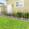 img-af2c839e1b36ec895dd9 Decorative Metal Garden Fence, 14 Panels