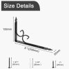 Decorative Shelf Brackets Pack of 4
