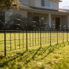 img-e5dab1125794453a0361 Metal Garden Fence 60cm x 3.3m