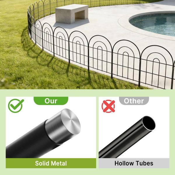 img-ec153640f16282def695 Metal Garden Fence 60cm x 3.3m