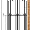 img-f24f672166d0efc9534b Tall Metal Garden Gate