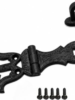 img-f3b15ef6b4eb3995418e Black Wrought Iron Hasp Latch 20.96 cm