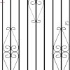 img-f89394e6c303565ba079 Tall Metal Garden Gate with Scroll Top