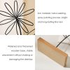 Black Wrought Iron Flower Decoration Set